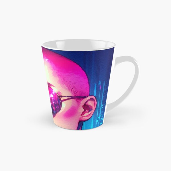 Item preview, Neon Bald Girl, Round Glasses [neo noir aesthetic] designed and sold by RESToRAPTOR.
