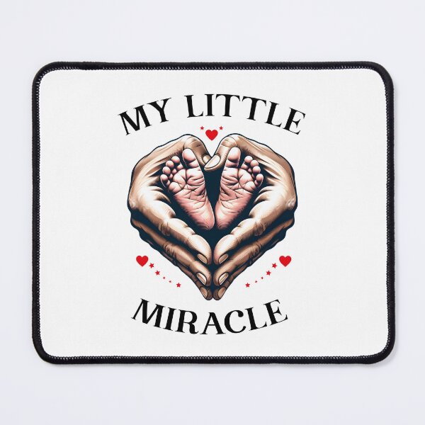 Item preview, Baby Footprint Footprints Heart Hands Little Miracle Wonder designed and sold by Infinitee8hirts.