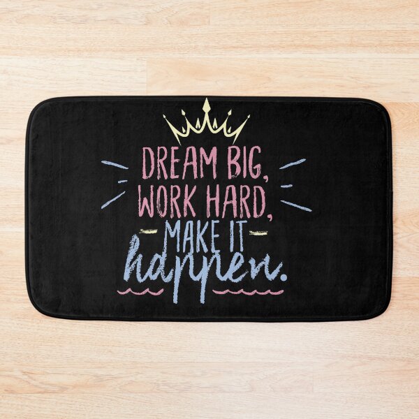 Item preview, Dream big work hard make it happen designed and sold by Funky  Fibers.