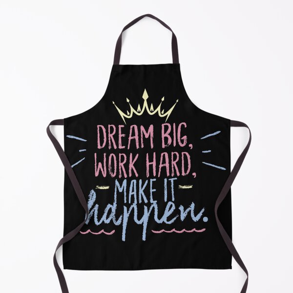 Item preview, Dream big work hard make it happen designed and sold by Funky Fibers.