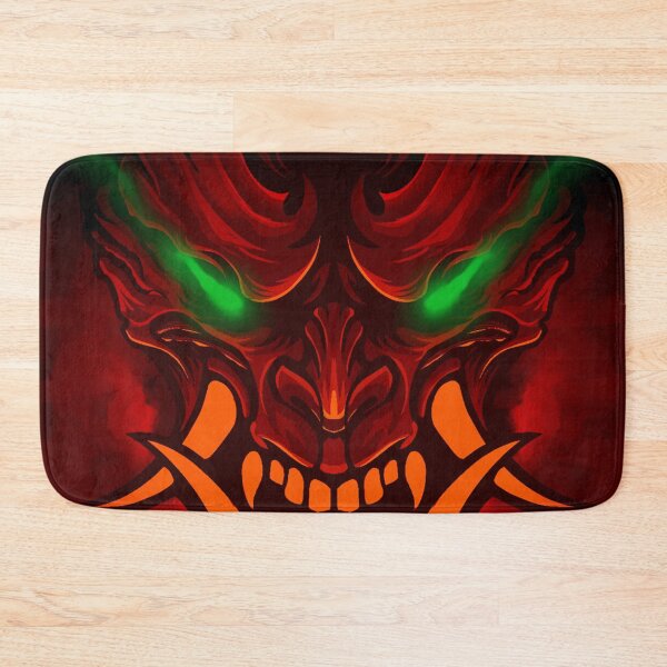 Item preview, japanese oni samurai mask designed and sold by charliedoom.