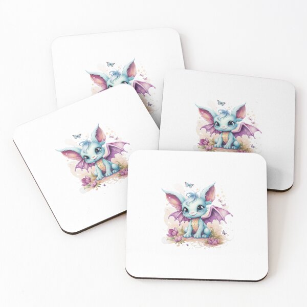 Item preview, Cute Baby Dragon with Butterflies - Sticker designed and sold by kalyssa44.