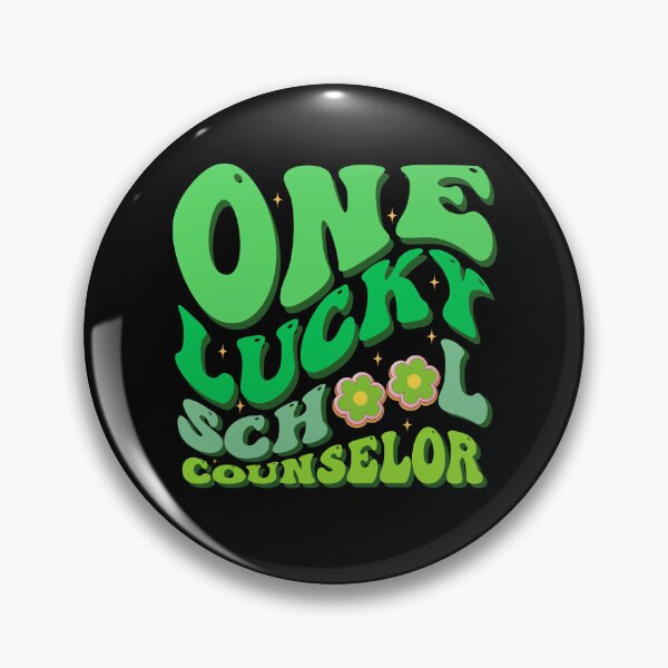 Item preview, One lucky school counselor groovy st patricks day designed and sold by Be Cool (5.0) ⭐⭐⭐⭐⭐.