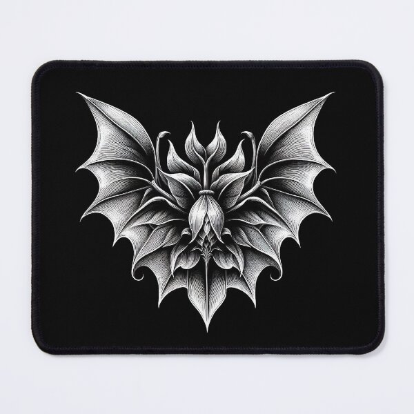 Item preview, Gothic Bat Flower Fantasy designed and sold by Lelijo.