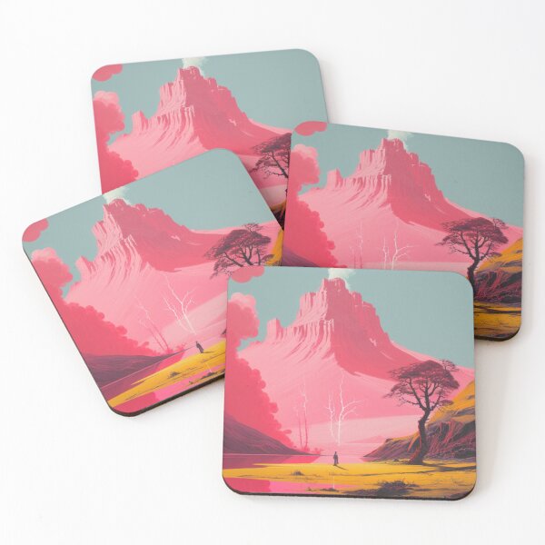 Item preview, landscape, colorful, sun, mountains designed and sold by Sarfa-art.