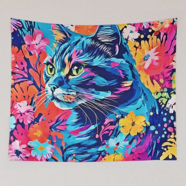 Item preview, Meow Masterpieces: Optimal Cat Paint Art designed and sold by Health And Fitness Posts e-Store.