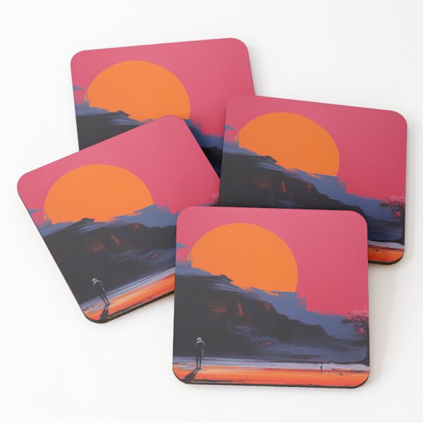 Item preview, landscape, colorful, sun, mountains designed and sold by Sarfa-art.