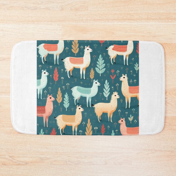 Item preview, Cute pretty lama pattern designed and sold by SmileshareShop.