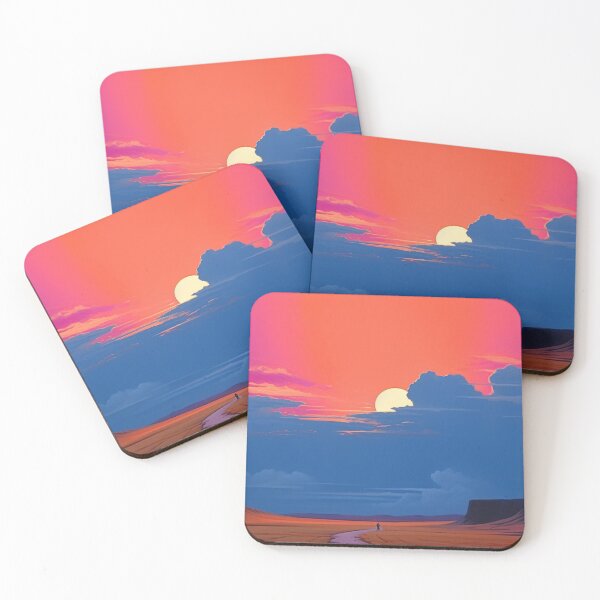 Item preview, landscape, colorful, sun, mountains designed and sold by Sarfa-art.