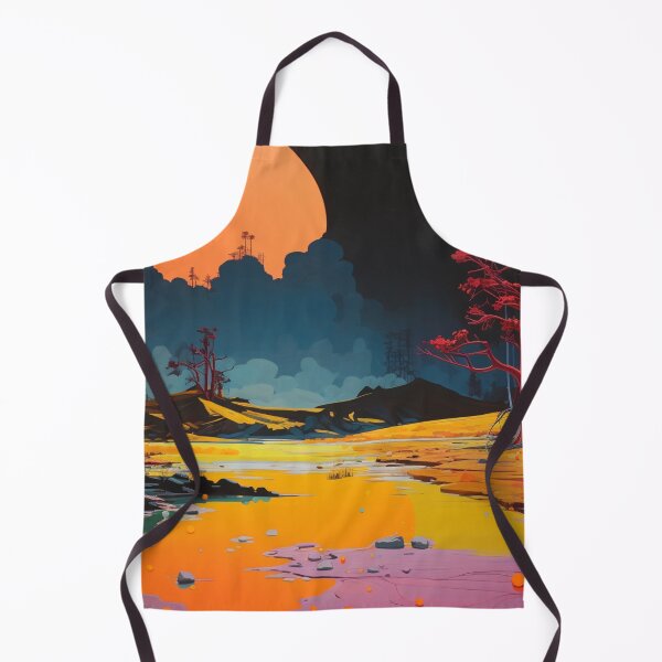 Item preview, landscape, colorful, sun, mountains designed and sold by Sarfa-art.