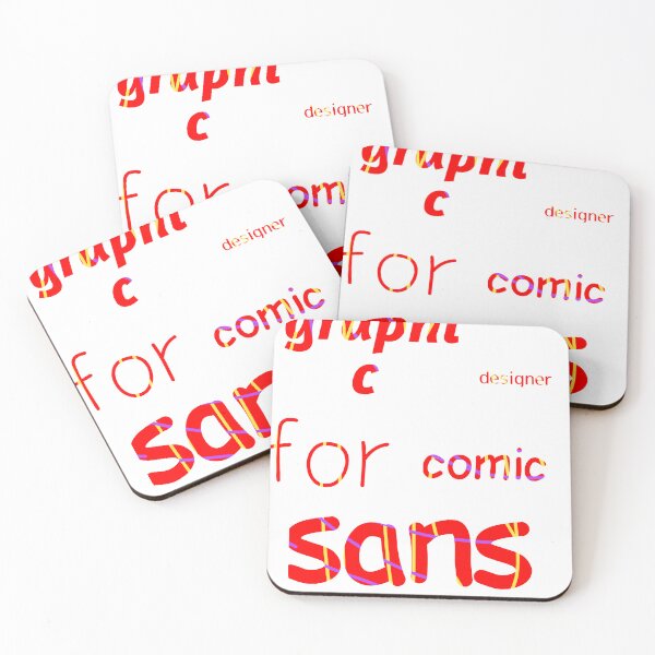 Item preview, Graphic designer for comic sans red designed and sold by E-Shu.