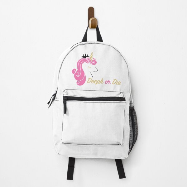 Item preview, Deeph or Die Unicorn Sticker designed and sold by DenisMDesign.