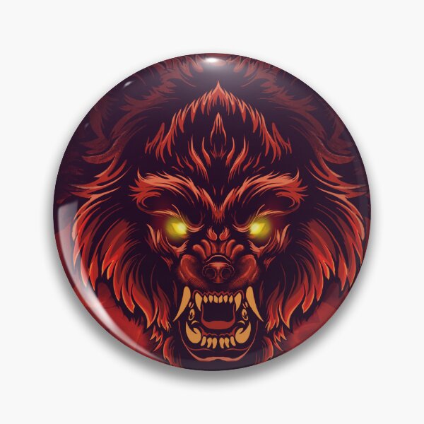 Artikelvorschau, japanisches Oni-Wolf-Tattoo-Design entworfen und verkauft von charliedoom.
