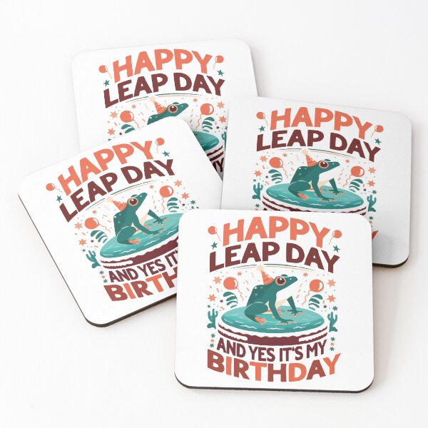 Item preview, Happy Leap Day And Yes It's My Birthday February 29th 2028 Frog designed and sold by Stick-Artistry.