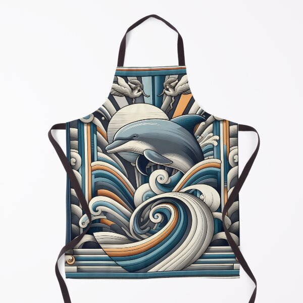 Item preview, Dolphin Abstract Gray Design designed and sold by Alessei.