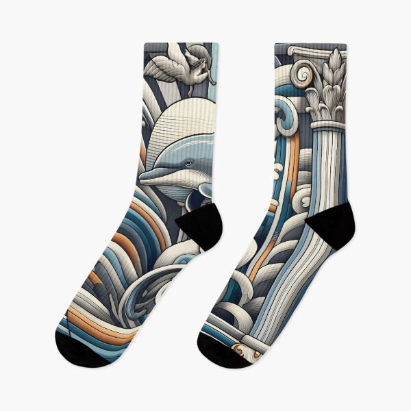 Item preview, Dolphin Abstract Gray Design designed and sold by Alessei.
