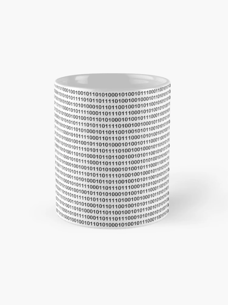 Thumbnail 4 of 6, Coffee Mug, Binary Code designed and sold by Patterns-2024.