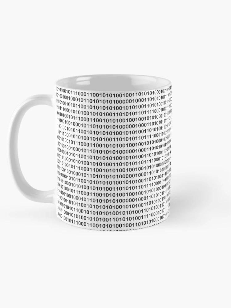 Thumbnail 5 of 6, Coffee Mug, Binary Code designed and sold by Patterns-2024.