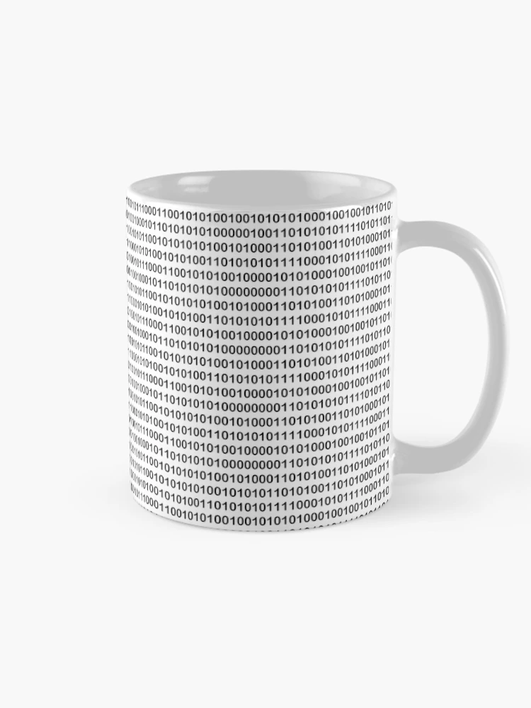 Thumbnail 3 of 6, Coffee Mug, Binary Code designed and sold by Patterns-2024.