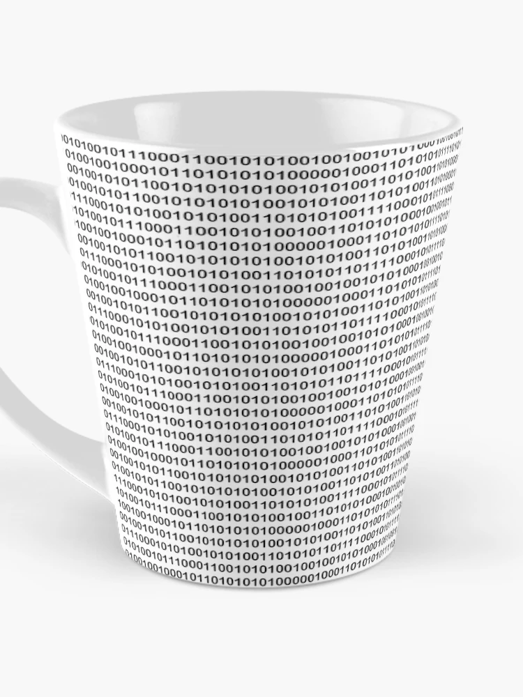 Thumbnail 3 of 4, Coffee Mug, Binary Code designed and sold by Patterns-2024.