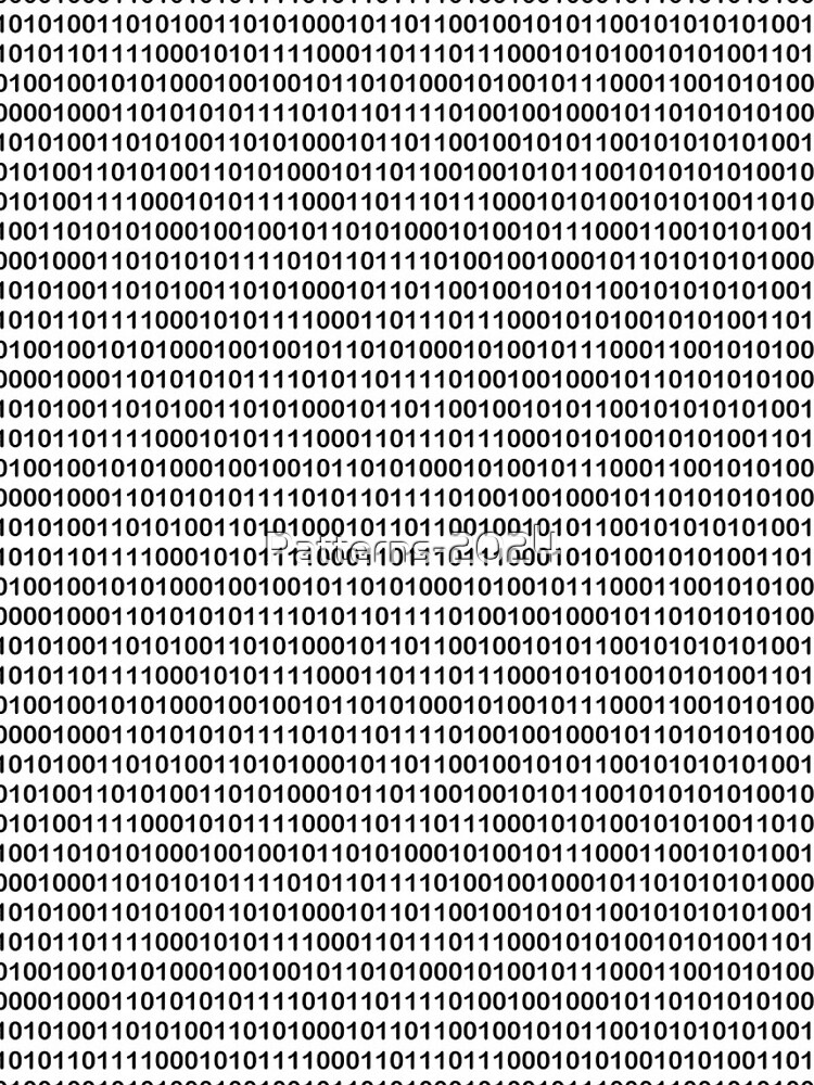 Thumbnail 4 of 4, iPhone Case, Binary Code designed and sold by Patterns-2024.