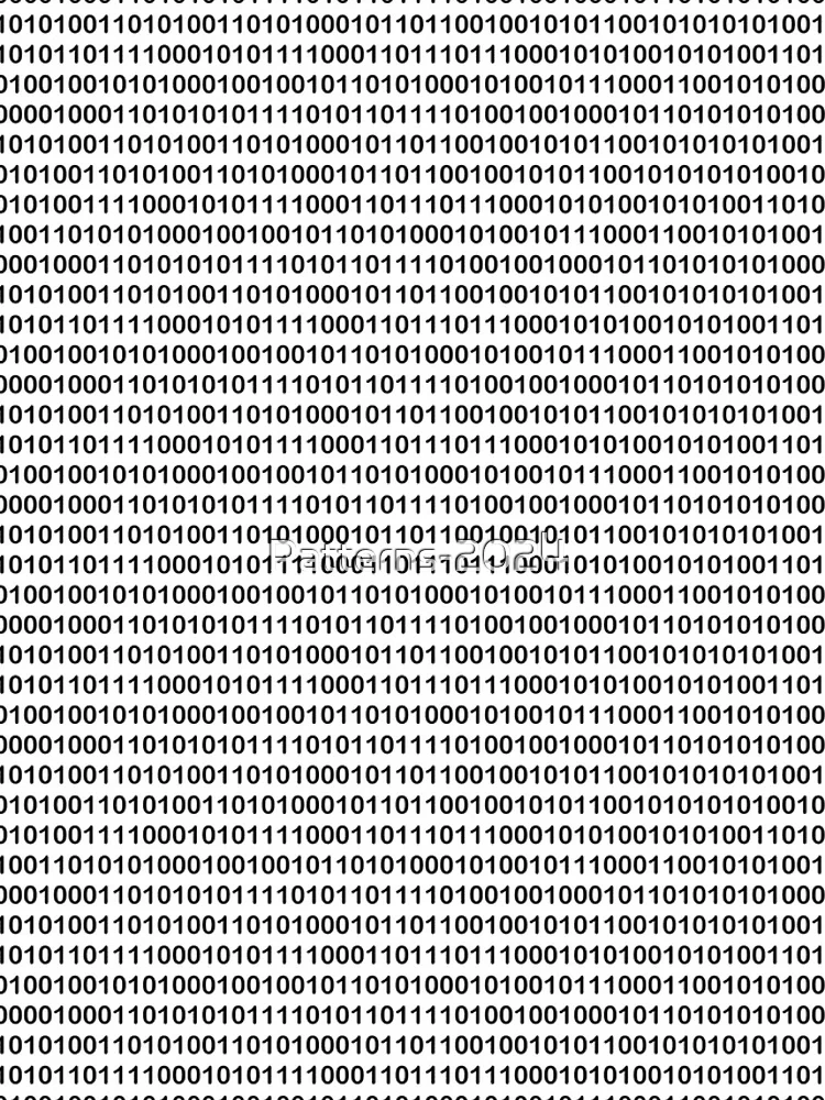 Thumbnail 4 of 4, iPhone Case, Binary Code designed and sold by Patterns-2024.