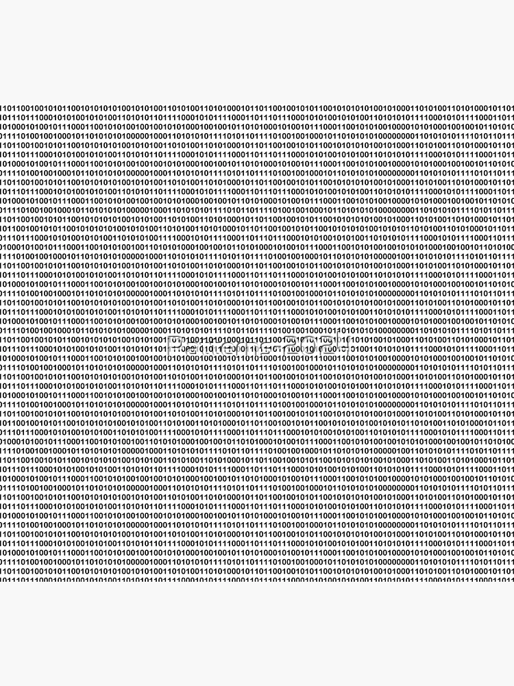 Thumbnail 5 of 5, Socks, Binary Code designed and sold by Patterns-2024.