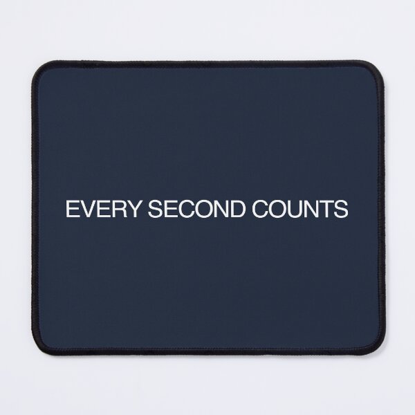 Item preview, Every Second Counts - TV Quote - Inspirational Words - Motivational Quotes designed and sold by DesignByLeo.
