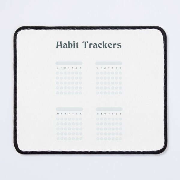 Item preview, 4 Habit Trackers Pack for Easy Bullet Journaling  designed and sold by celestevolta.
