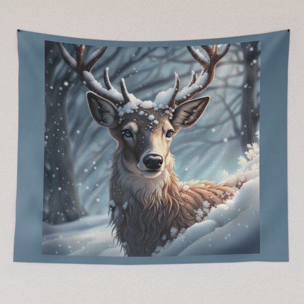 Item preview, Bounding Through the Snow designed and sold by DreamOfMorpheus.