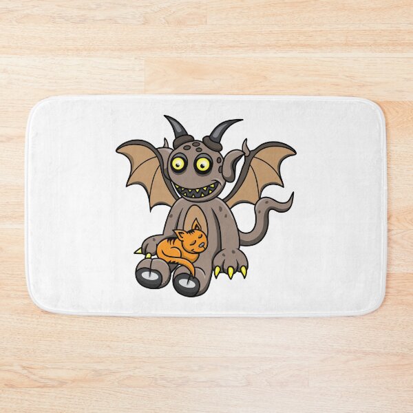 Item preview, Just a friendly monster and his kitten. designed and sold by Jamie Swimm.