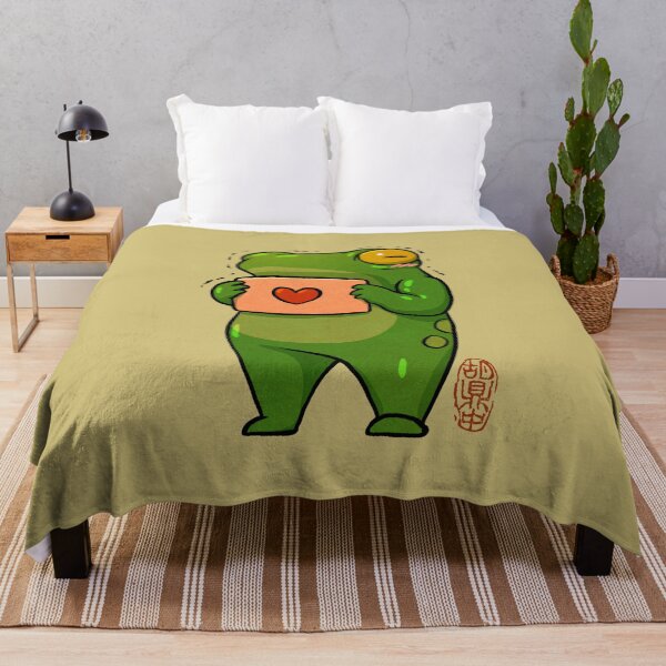 Item preview, cute note frog for valentine's day designed and sold by DingHuArt.