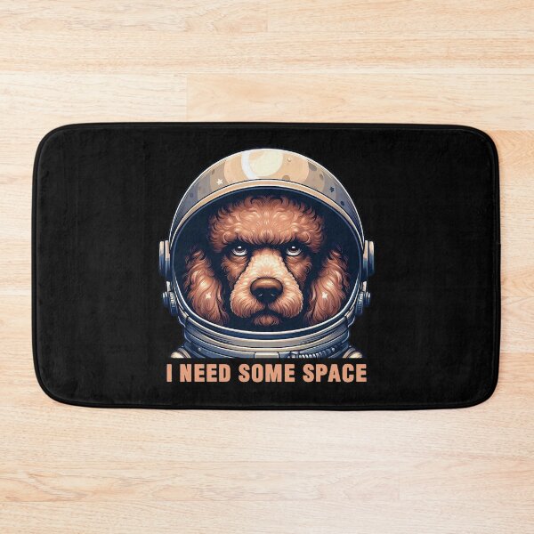 Item preview, I Need Some Space meme Poodle Dog Astronaut designed and sold by plushism.