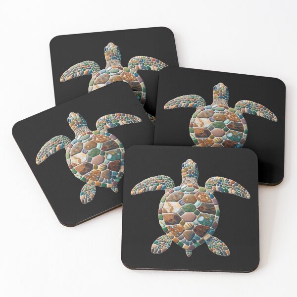 Item preview, Terra Turtle: A Mosaic of Marine Majesty designed and sold by MachineDesigned.