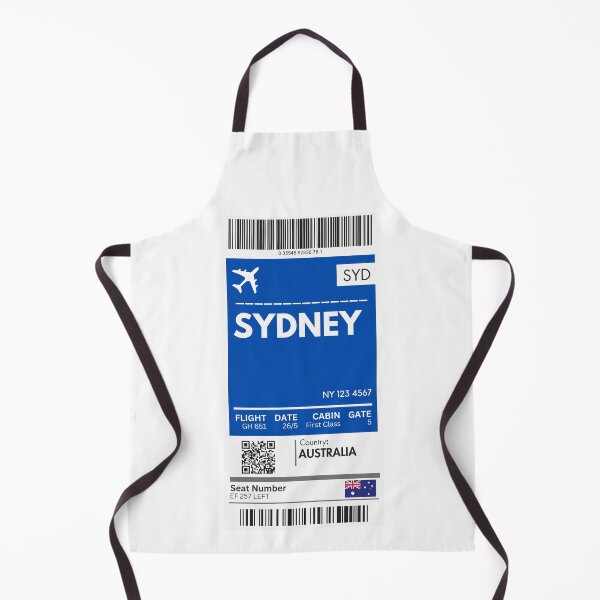 Item preview, Sydney Airplane Boarding Pass designed and sold by RoamInk.