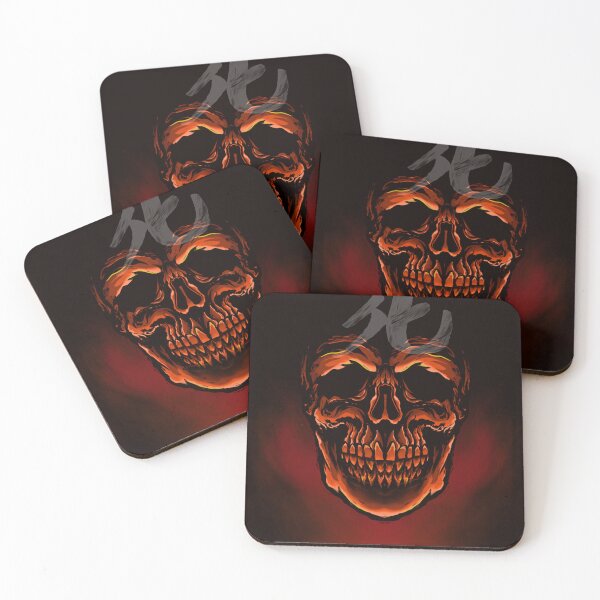 Item preview, japanese skull samurai design designed and sold by charliedoom.