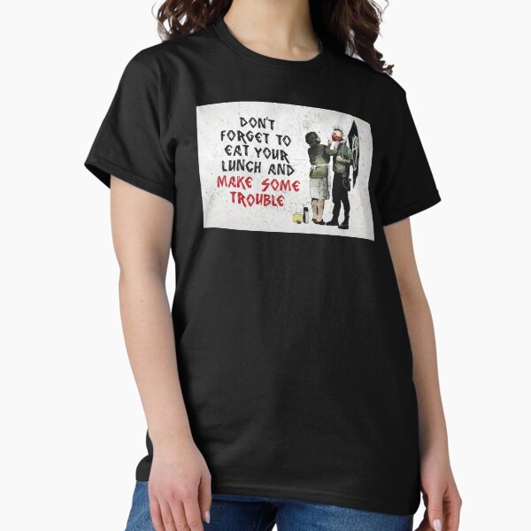 Item preview, Banksy - Don't Forget to Eat Your Lunch and Make Some Trouble designed and sold by WE-ARE-BANKSY.