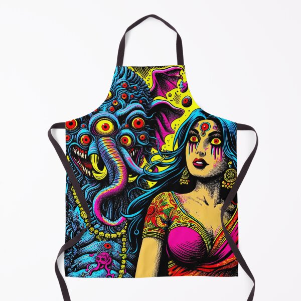 Item preview, Trippy Weird Psychedelic Elephant Monster God designed and sold by AIPixelMaster.