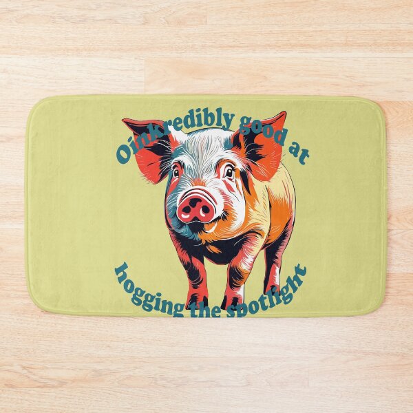 Item preview, Oinkredibly Good At Hogging The Spotlight designed and sold by taiche.