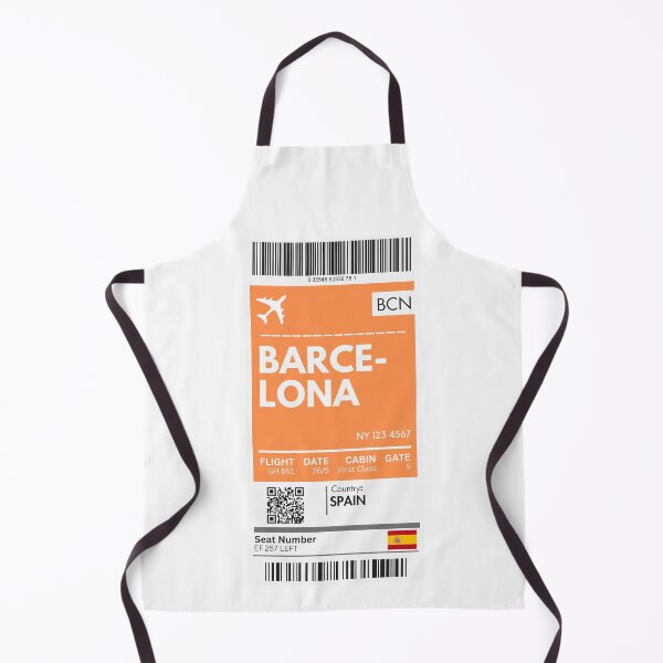 Item preview, Bracelona Airplane Boarding Pass designed and sold by RoamInk.