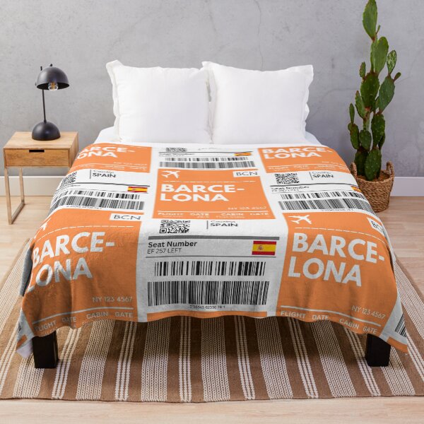 Item preview, Bracelona Airplane Boarding Pass designed and sold by RoamInk.