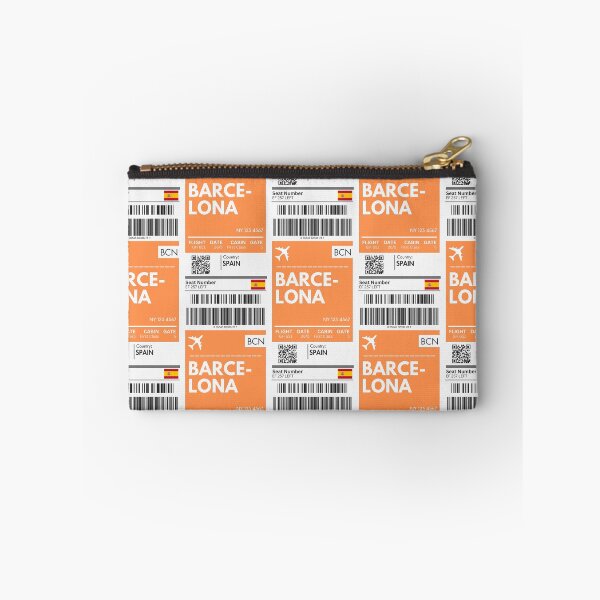 Item preview, Bracelona Airplane Boarding Pass designed and sold by RoamInk.