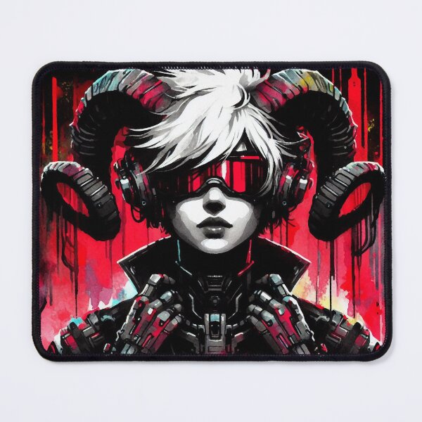 Item preview, Demon Girl [cyberpunk aesthetic] designed and sold by RESToRAPTOR.