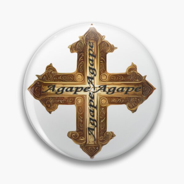 Item preview, Agape: Cross with Inscriptions designed and sold by Pandrju.