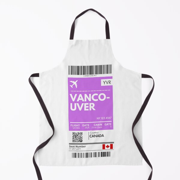 Item preview, Vancoucer Airplane Boarding Pass designed and sold by RoamInk.