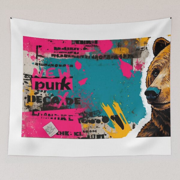 Item preview, Brown Bear Punk: Georgie designed and sold by KnoClothingCo.