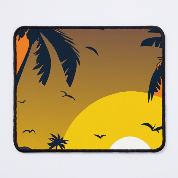 Item preview,  sunset at the beach and boat designed and sold by DesingRuiz.