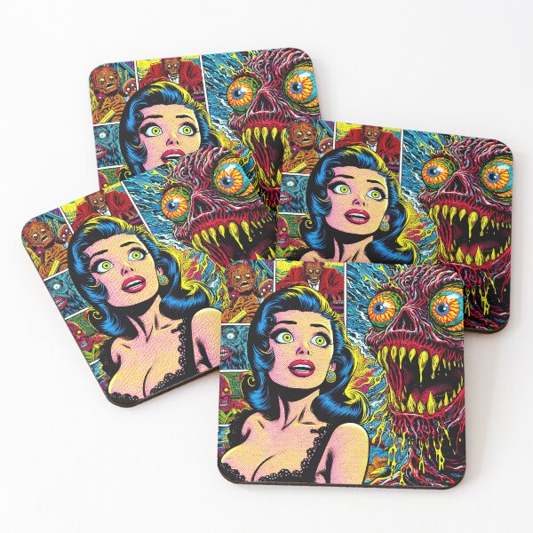 Item preview, Trippy Psychedelic Giant Zombie Monster designed and sold by AIPixelMaster.