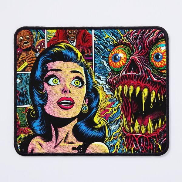Item preview, Trippy Psychedelic Giant Zombie Monster designed and sold by AIPixelMaster.
