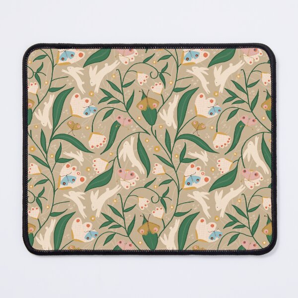 Item preview, Bunny with floral and butterflies sand designed and sold by susycosta.